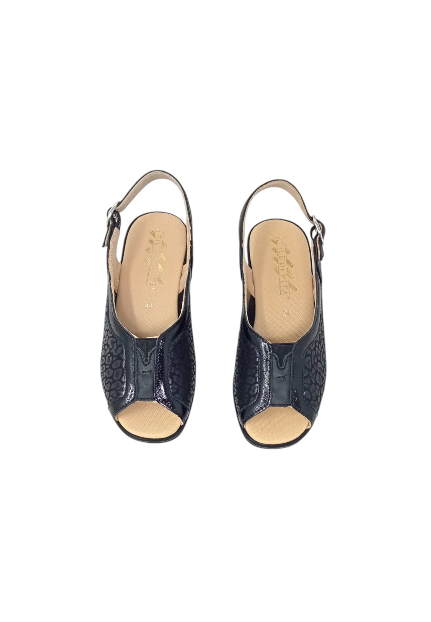 Sandali Linea comoda STILE DI VITA 8113 NERO Donna