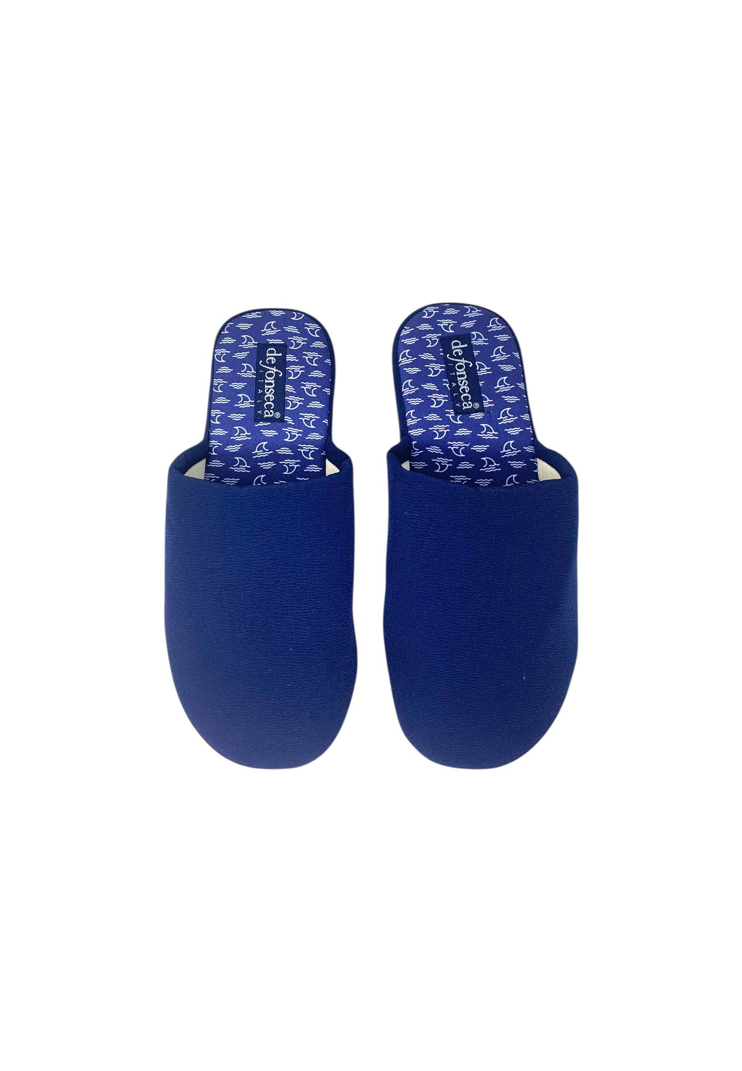 Pantofola  DE FONSECA DE.ROMA MC13 BLU uomo