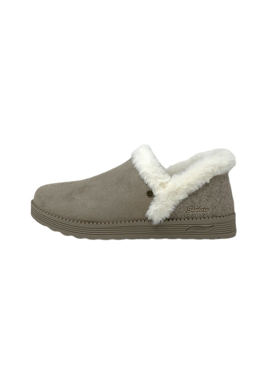 Pantofole con pelliccia SKECHERS - WINTER WARMTH 167660/TPE Donna