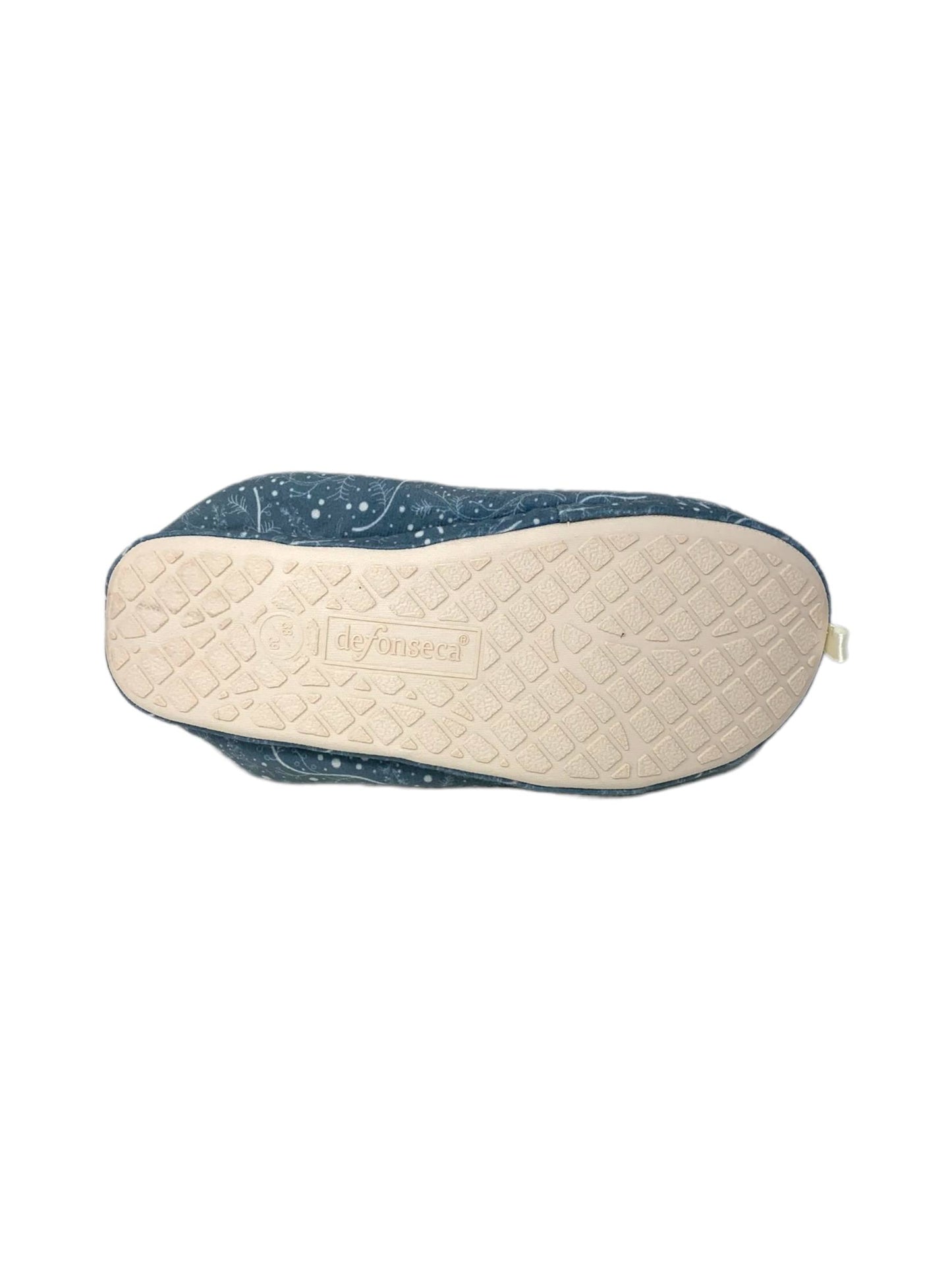 Pantofola chiusa da camera DE FONSECA DE.AOSTA W825 BLU donna