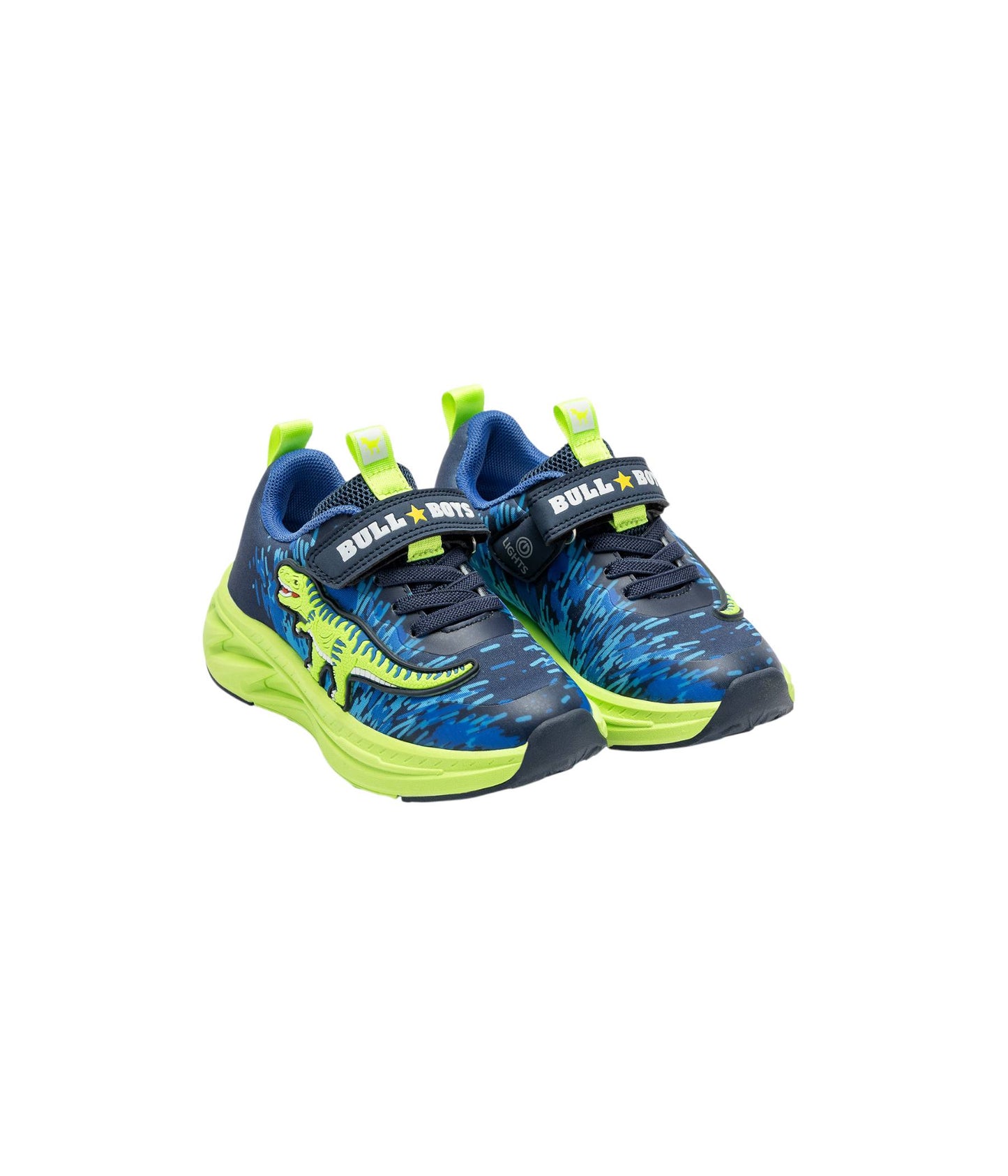 Sneakers luminose Bull Boys Explorator Rex DNAL5155 BLU Bambino