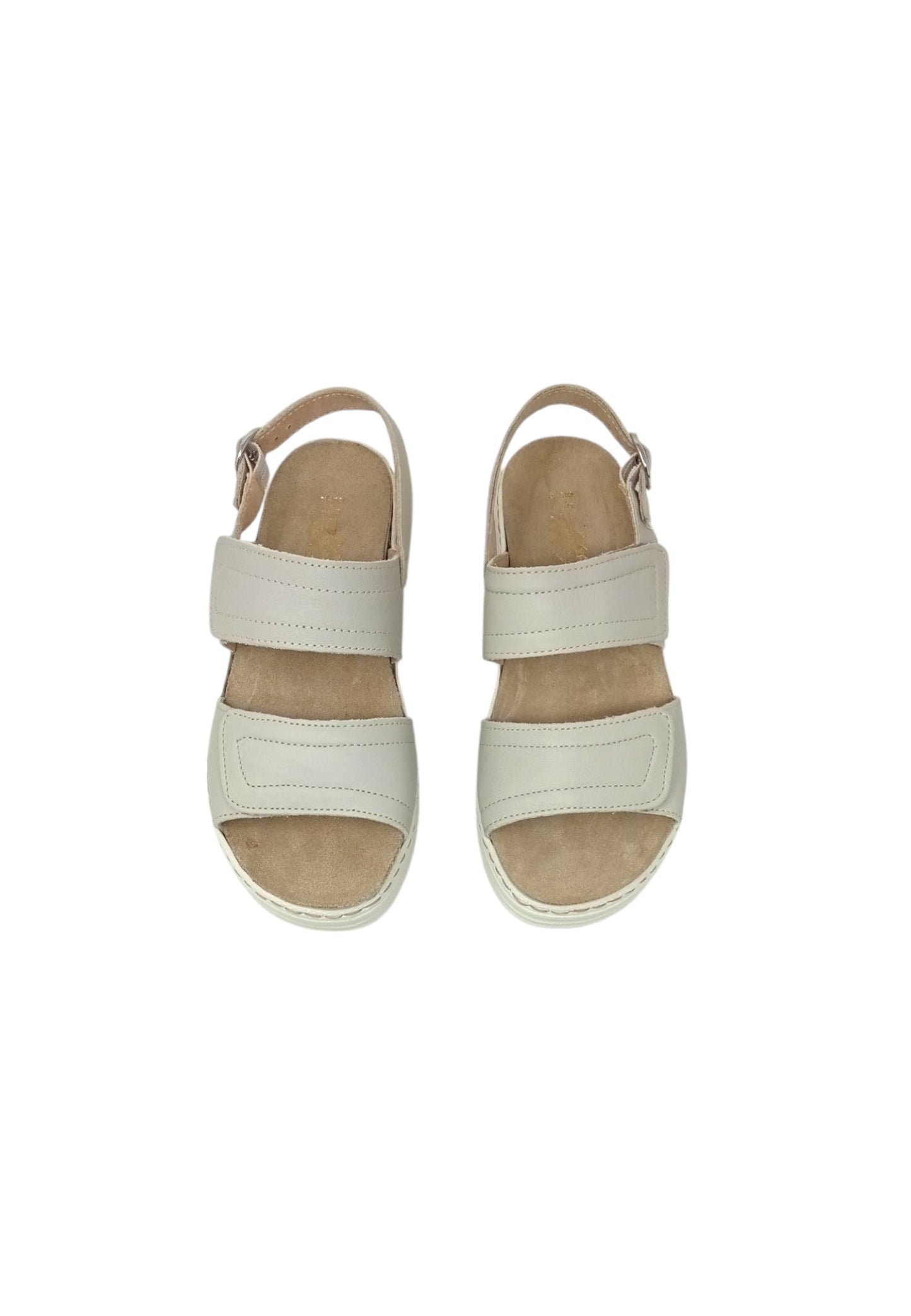 Sandali Linea comoda STILE DI VITA 8670 Panna Donna