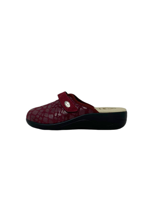 Pantofola SANYCOM 339 PITONE BORDO' DONNA