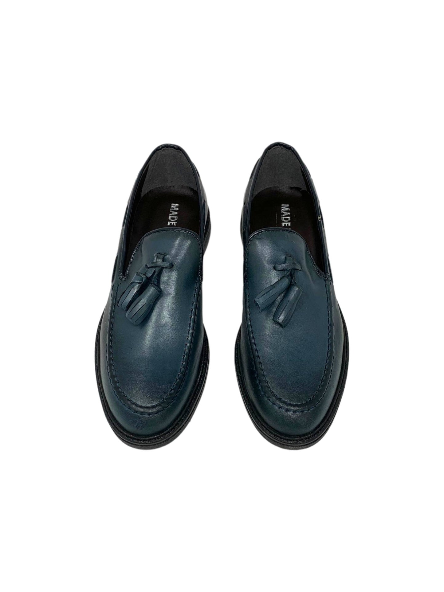 Mocassino BKS 0489 PELLE BLU uomo