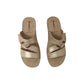 Ciabatta INBLU GL000035 SABBIA donna