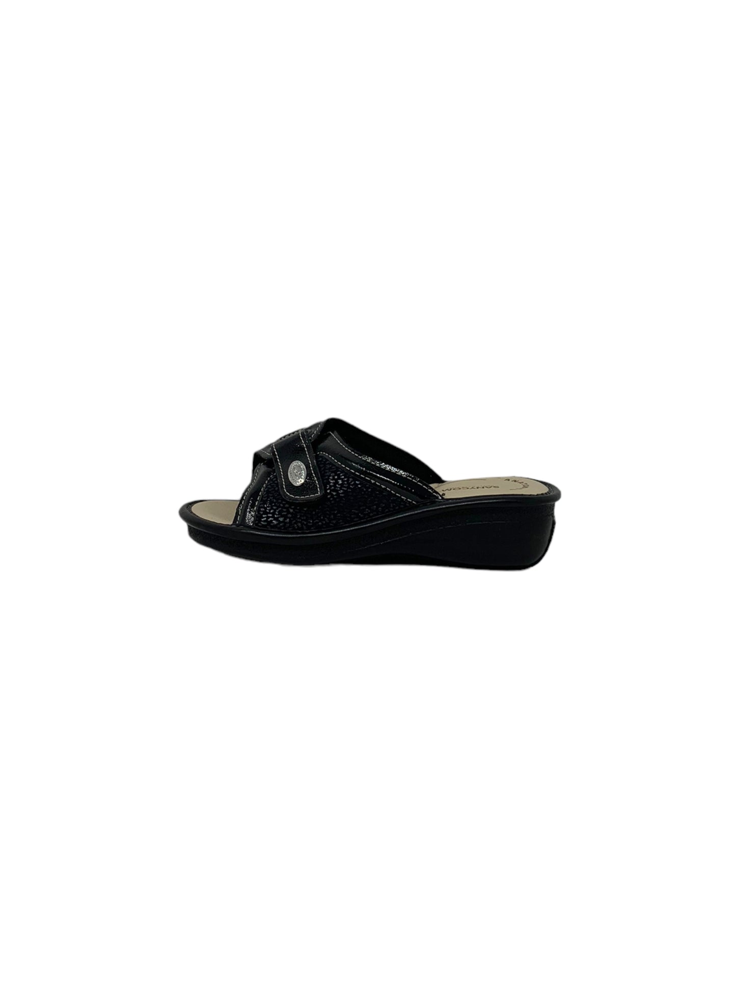 CIABATTA SANYCOM  70 NERO DONNA