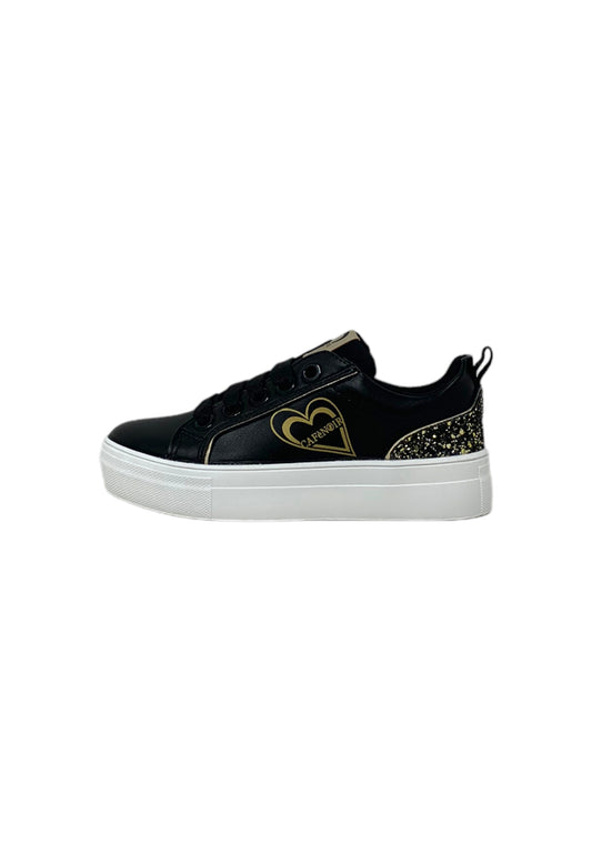 Sneakers CAFE' NOIR C-2600 BLACK bambina/ragazza