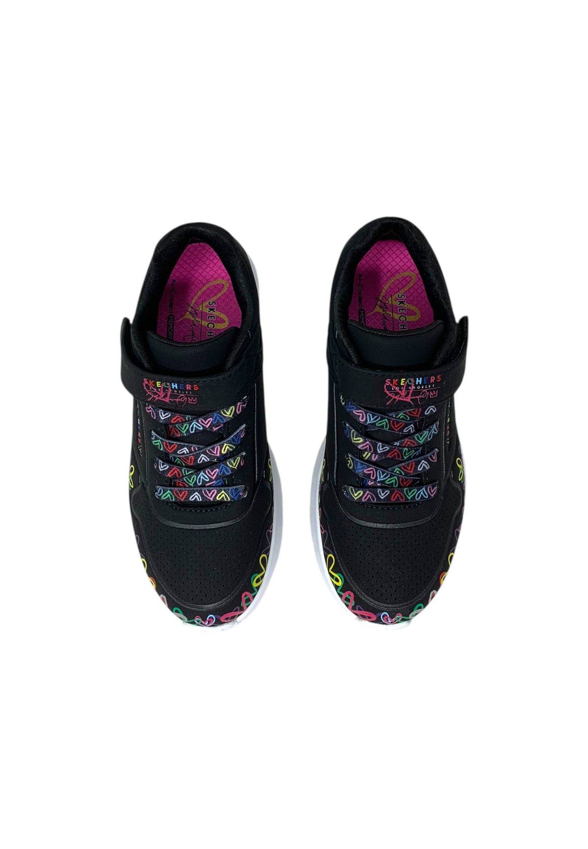 Sneakers Skechers Uno Lite - HEART CRAZE 314091L/BKMT bambina