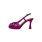 Sandali con tacco JOEL A7720 liz lame fuxia donna