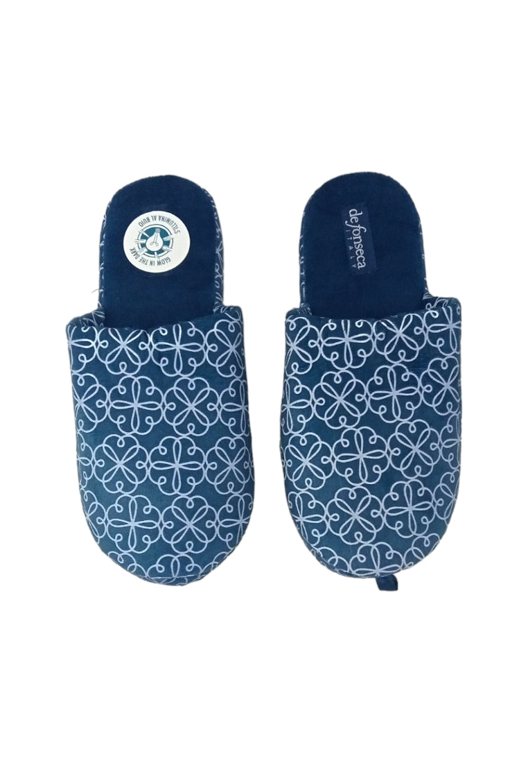 Pantofola  DE FONSECA DE.ROMA W714 BLU Donna
