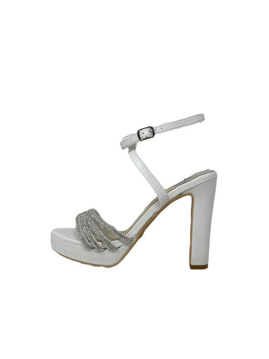 Sandalo KISS KRISS M04 BIANCO donna