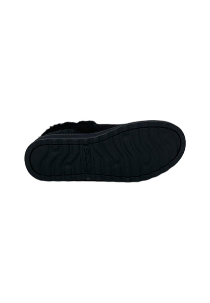 Pantofole con pelliccia SKECHERS - WINTER WARMTH 167660/BBK Donna