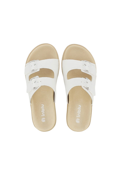 Ciabatta INBLU Dual Density SF000007 BIANCO donna