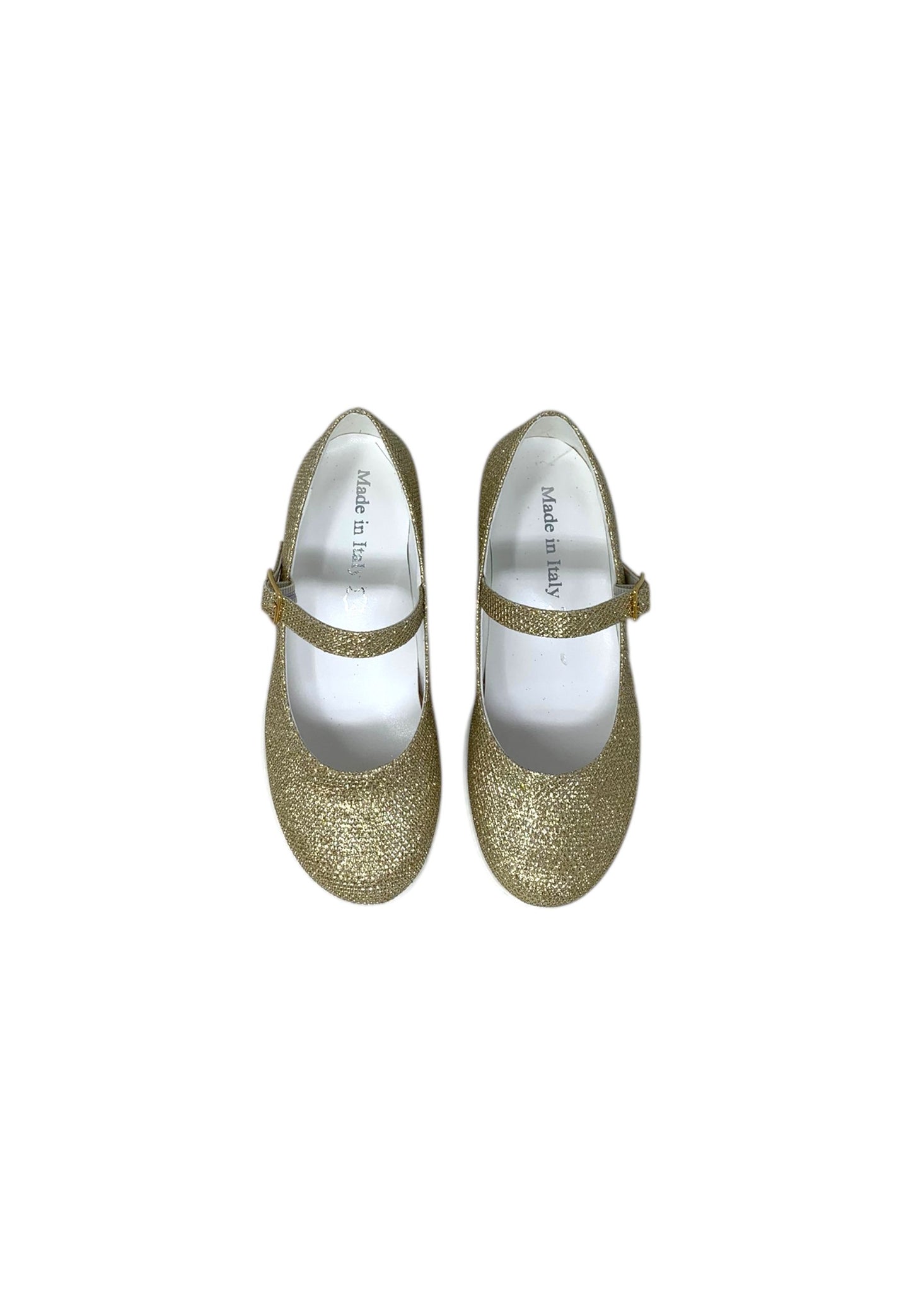 Italia Leone Ballerine Vittoria glitter Oro bambina/ragazza