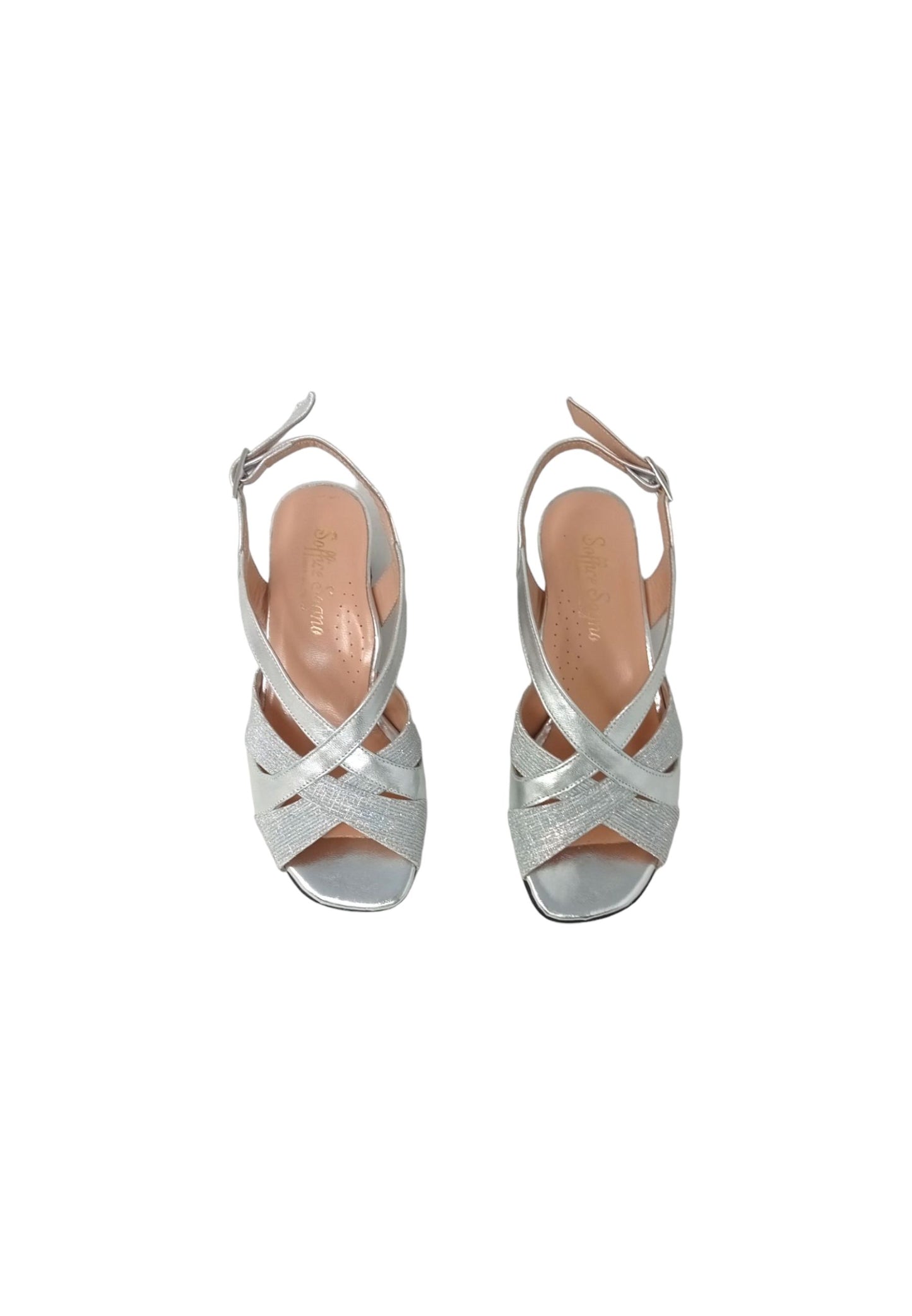 Sandali con tacco SOFFICE SOGNO 23510 LAMY ARGENTO donna