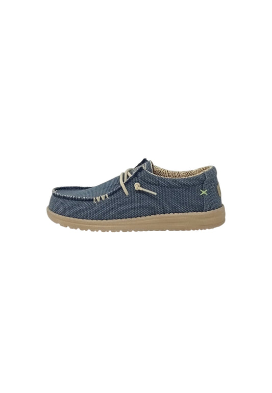 Mocassini HEYDUDE WALLY BRAIDED 40003-4NM BLUENIGHT Uomo