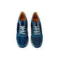 Italia Leone Sneaker jeans camoscio 7002 est uomo