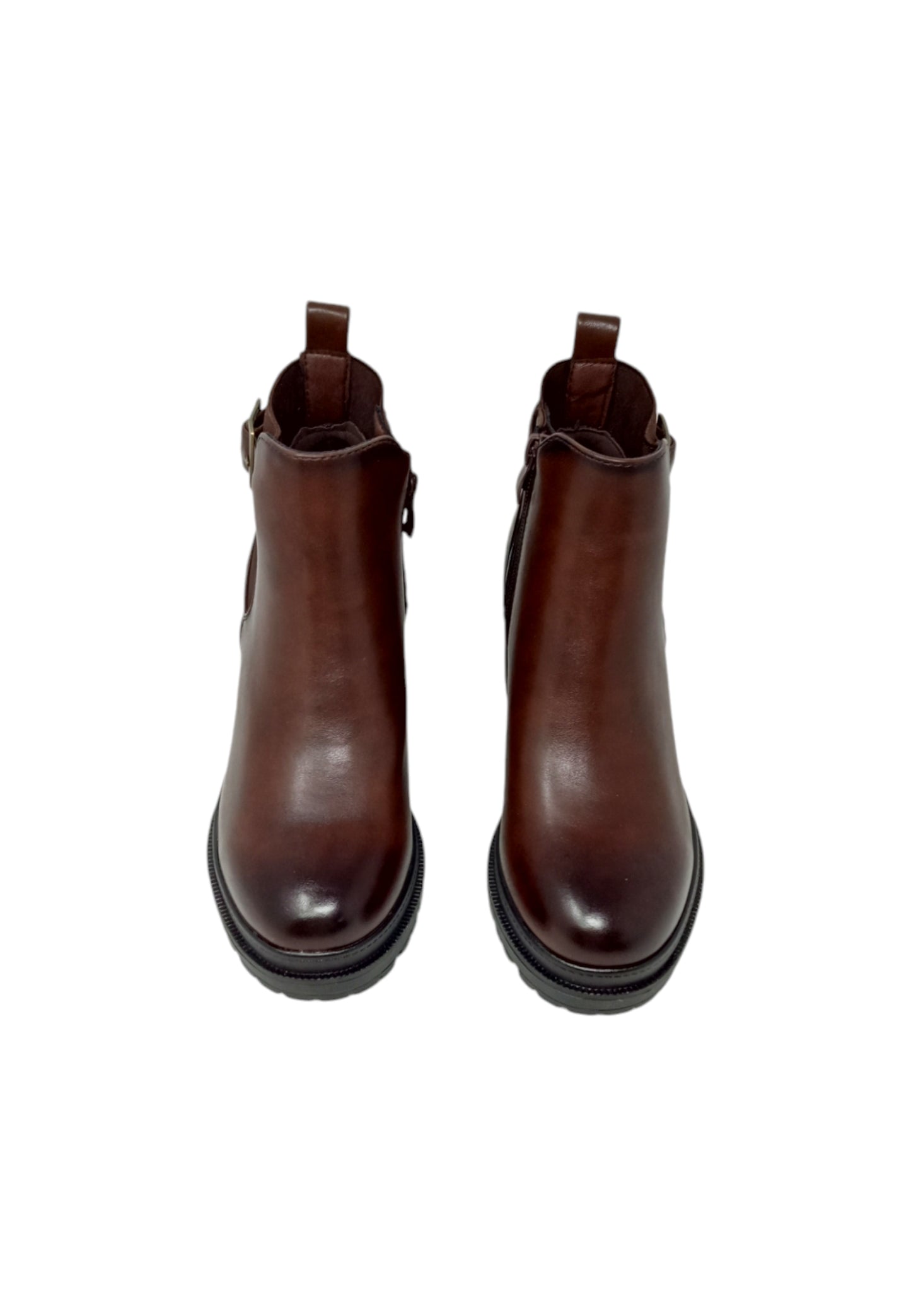 Stivaletto con tacco GALIA HL038-2 BROWN donna