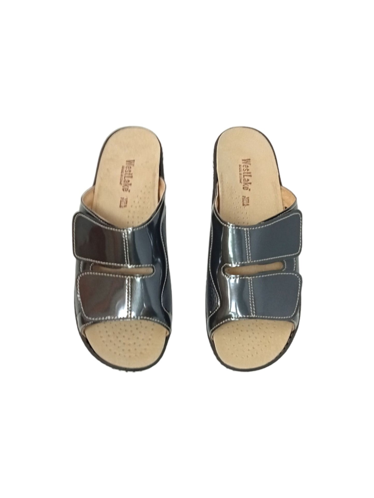 CIABATTE WESTLAKE 1027 METAL ANTRACITE donna