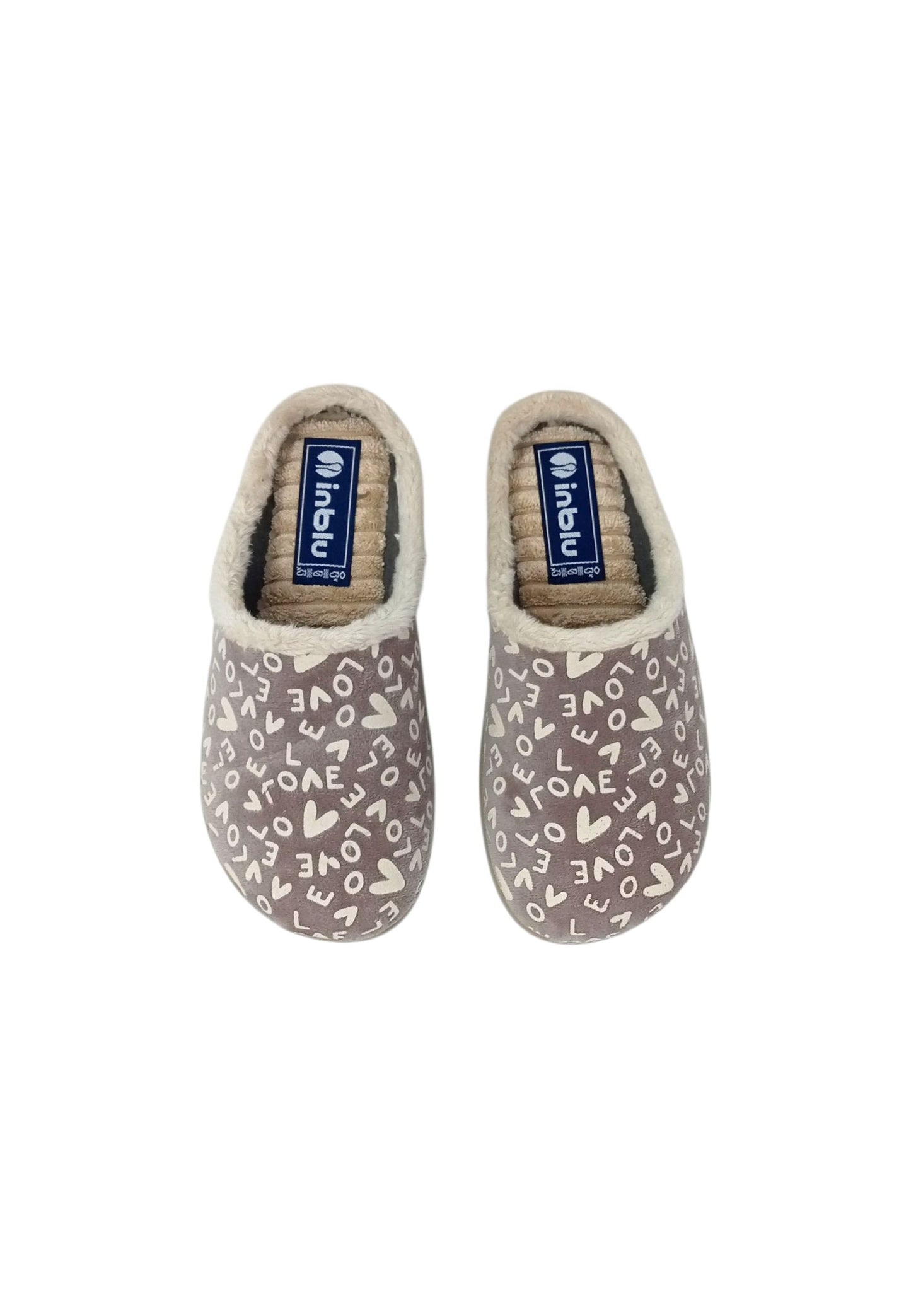 Pantofola INBLU ET000032 TORTORA donna