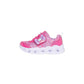 Sneakers luminose Skechers 303258N/HPMT Heart lights bambina