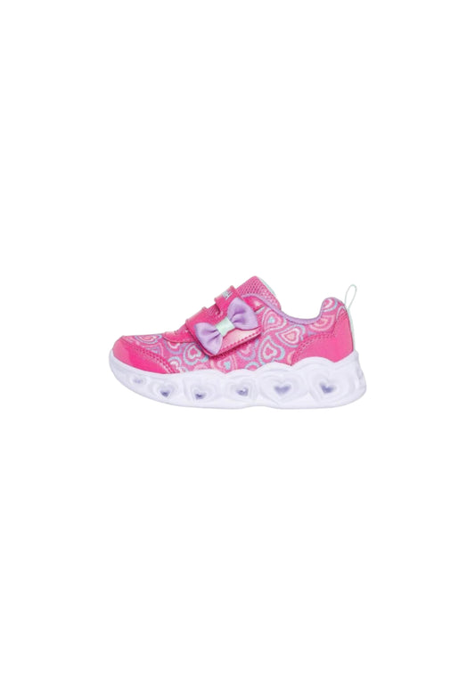 Sneakers luminose Skechers 303258N/HPMT Heart lights bambina