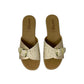 CIABATTA PATRIZIA AZZI 432 PLAT/ECRU donna