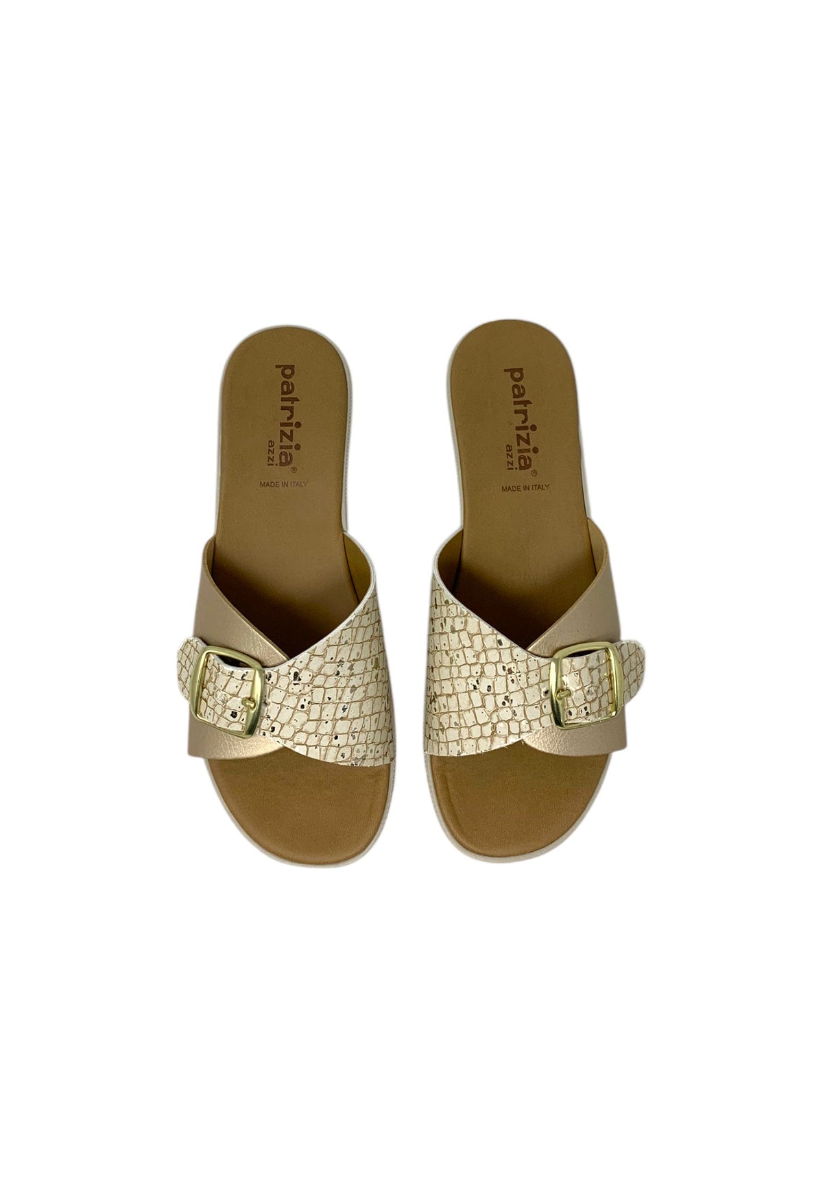 CIABATTA PATRIZIA AZZI 432 PLAT/ECRU donna