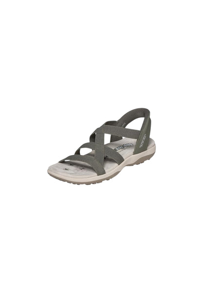 Sandali SKECHERS Reggae slim - STRETCH FLEX 163460/OLV Donna