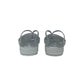 Ciabatta infradito INBLU BM000070 ARGENTO donna