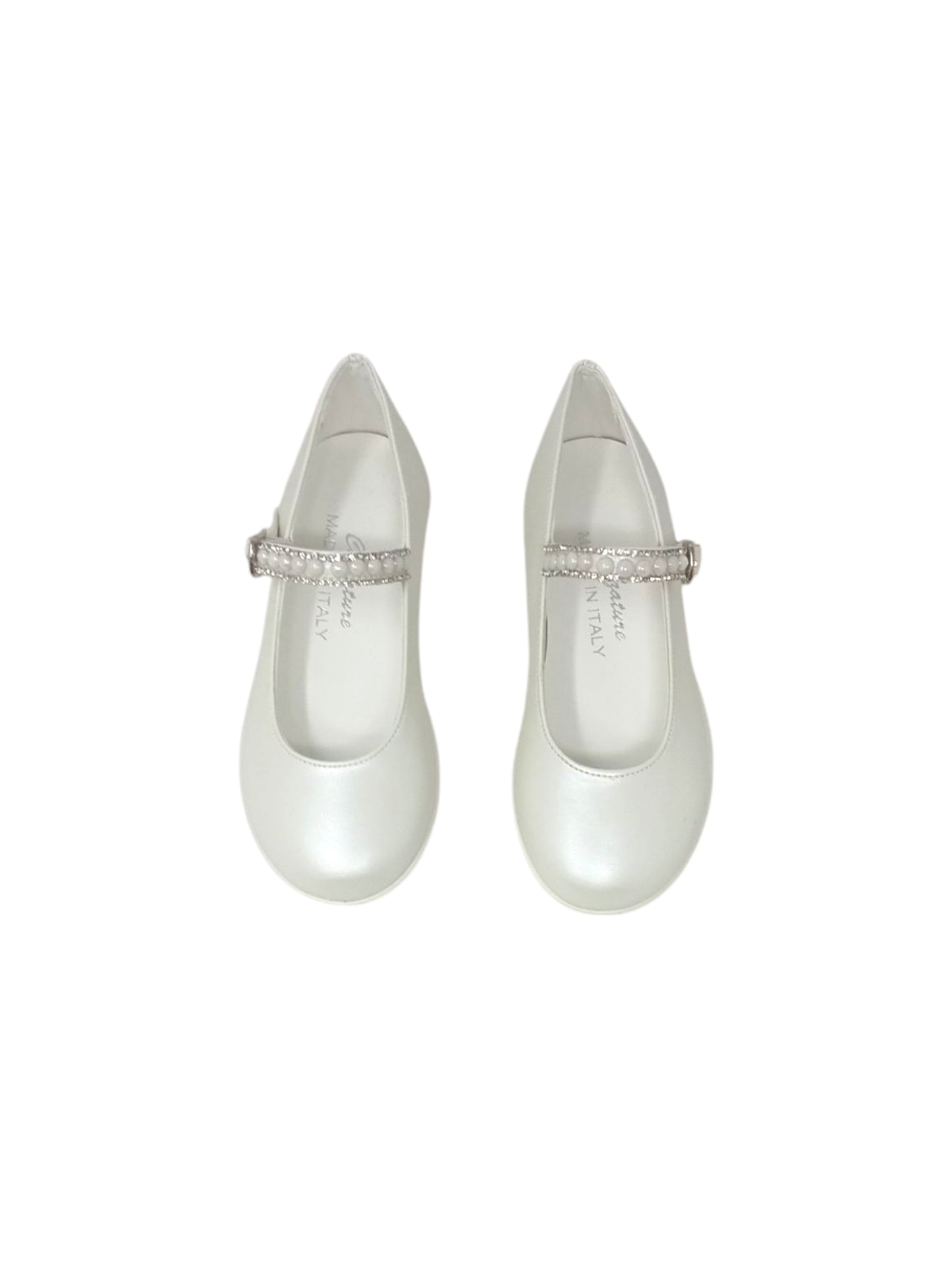 Italia Leone Ballerine Lucia bianco perlato Bambina/ragazza