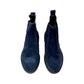 Italia Leone Stivaletto chelsea 0870 camoscio blu uomo