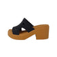 Sandalo CROCS BROOKLYN WOVEN SLIDE HEEL 209979 donna più colori