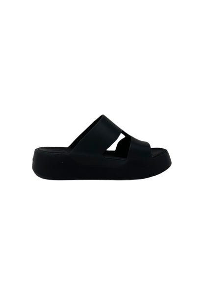 Ciabatta platform da mare in gomma CROCS 209409-001 donna