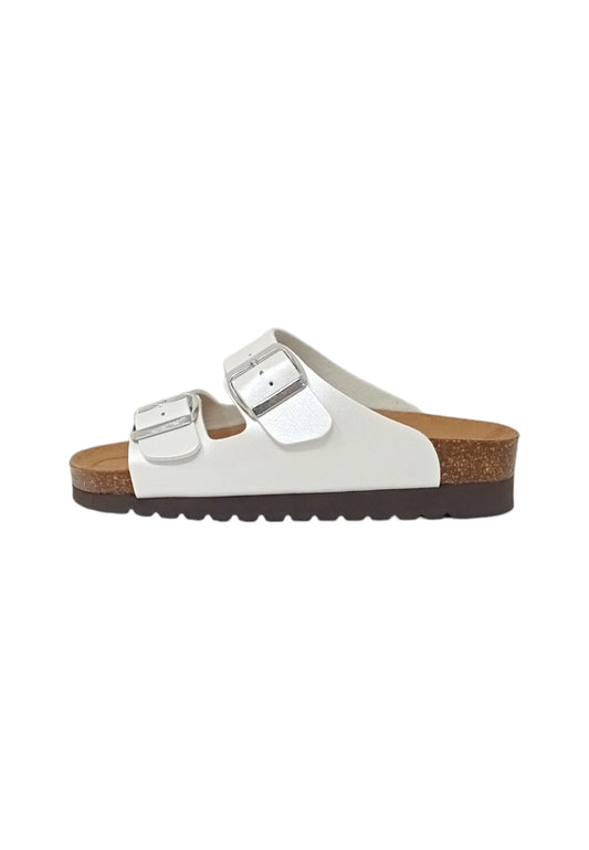 Ciabatta GRUNLAND HOLA CB0972-11 PERLA ragazza/donna