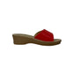 Ciabatta INBLU 26000087 ROSSO donna
