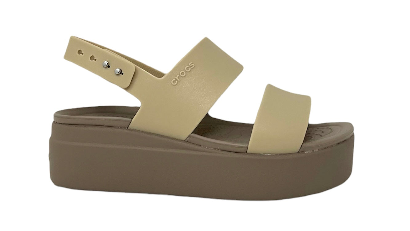 Sandalo da passeggio CROCS BROOKLYN 207641-99P METALLIC Donna taglia eu