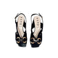 Sandali con tacco REPO 38634 NERO donna