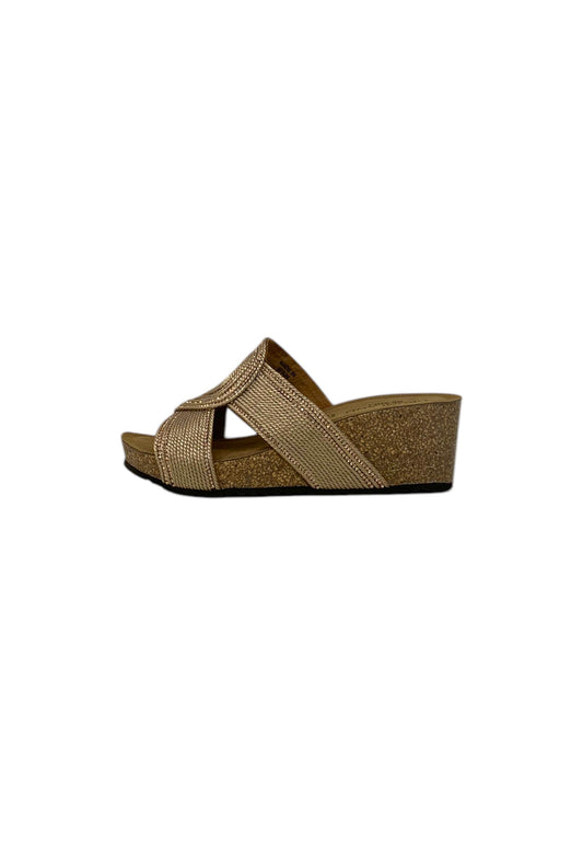 Ciabatta con zeppa GRUNLAND ERSI CB0820-70 CIPRIA Donna