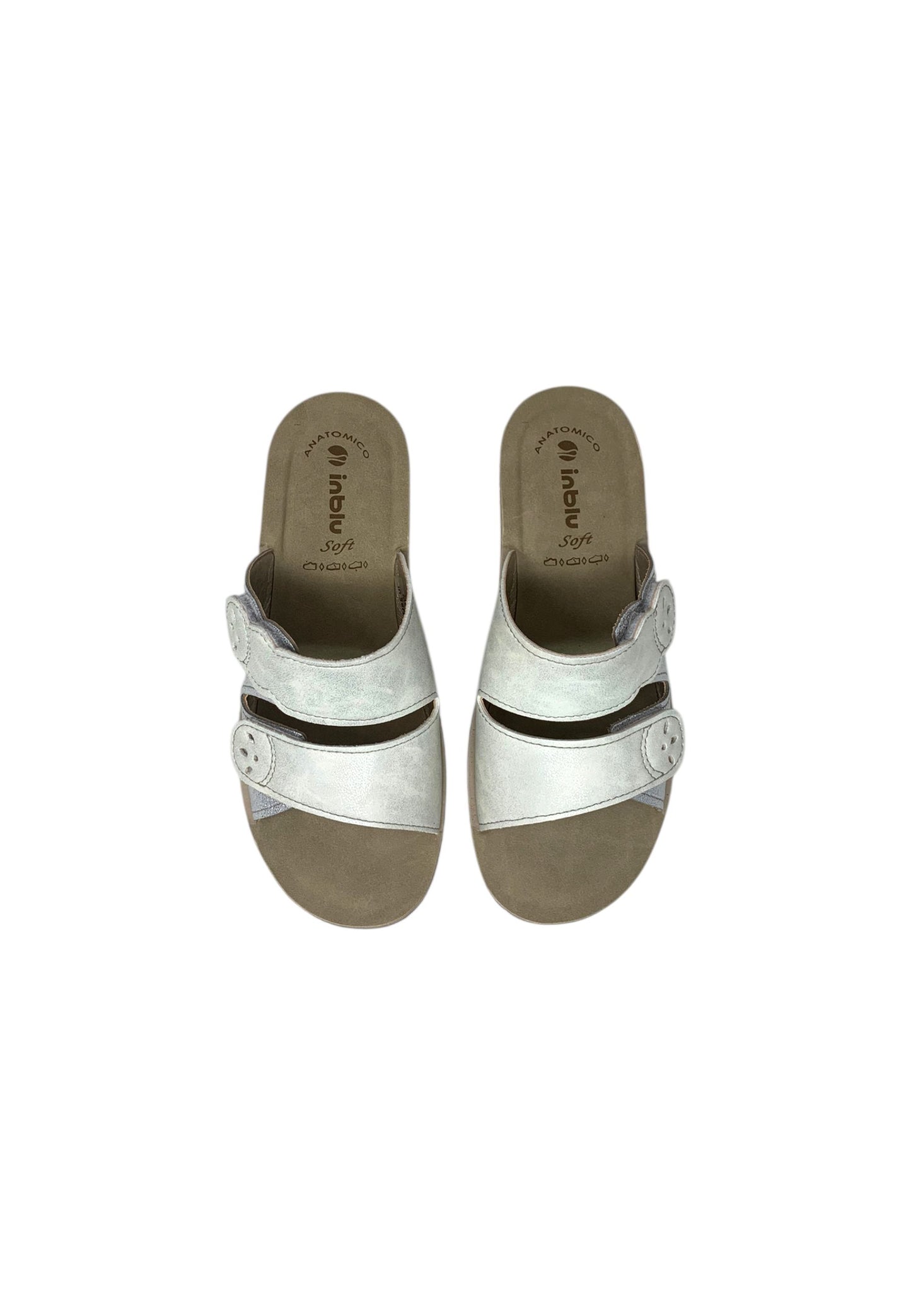 Ciabatta INBLU 26000093 BIANCO donna
