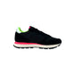Sneakers SUN68 Ally solid nylon Z34201 1163 nero/giallo fluo Donna