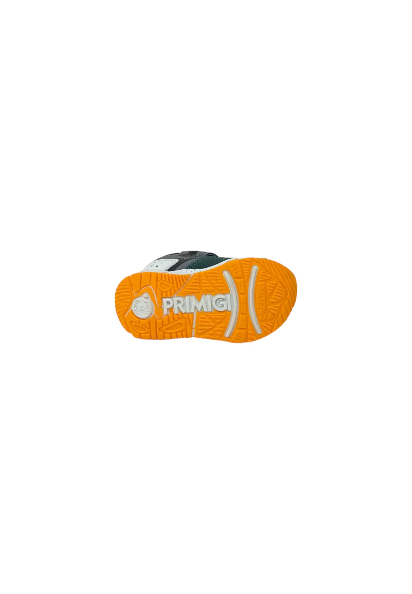 Sneakers luminose PRIMIGI 4953222 Grigio/Verde bambino