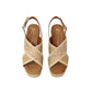 Sandali con zeppa XTI 143821 TAUPE donna