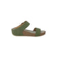 Ciabatta GRUNLAND DIRA CI2577-C9 OLIVA ragazza/donna