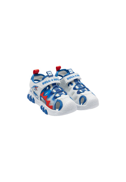 Sandali con luci BULL BOYS Mosasauro DNCL5192 BIANCO Bambino