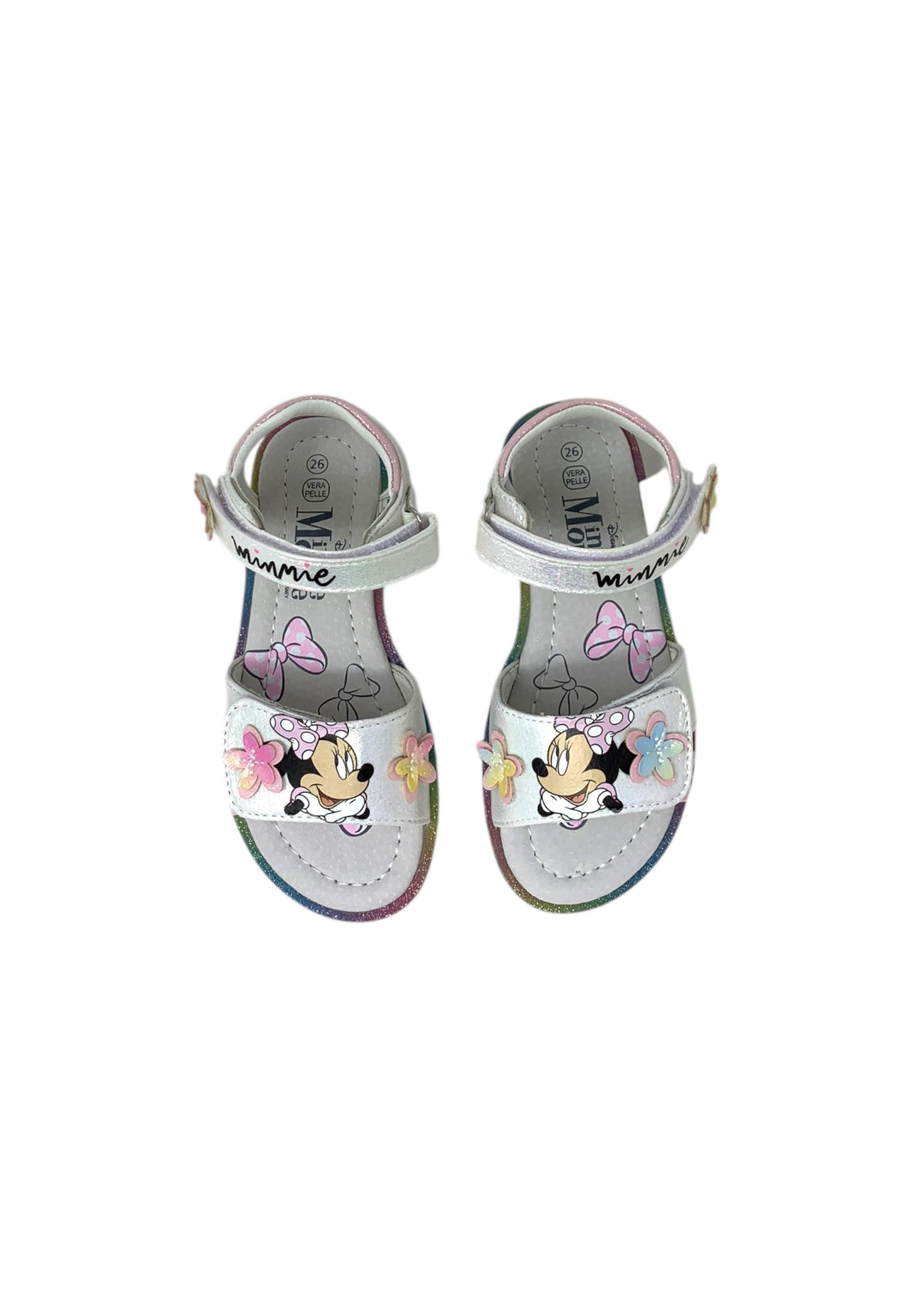 Sandali Silver Minnie D3010683S WHT Bambina