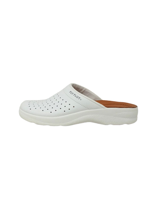 Ciabatta Sanitaria FLYFLOT  82 028 BU BIANCO uomo