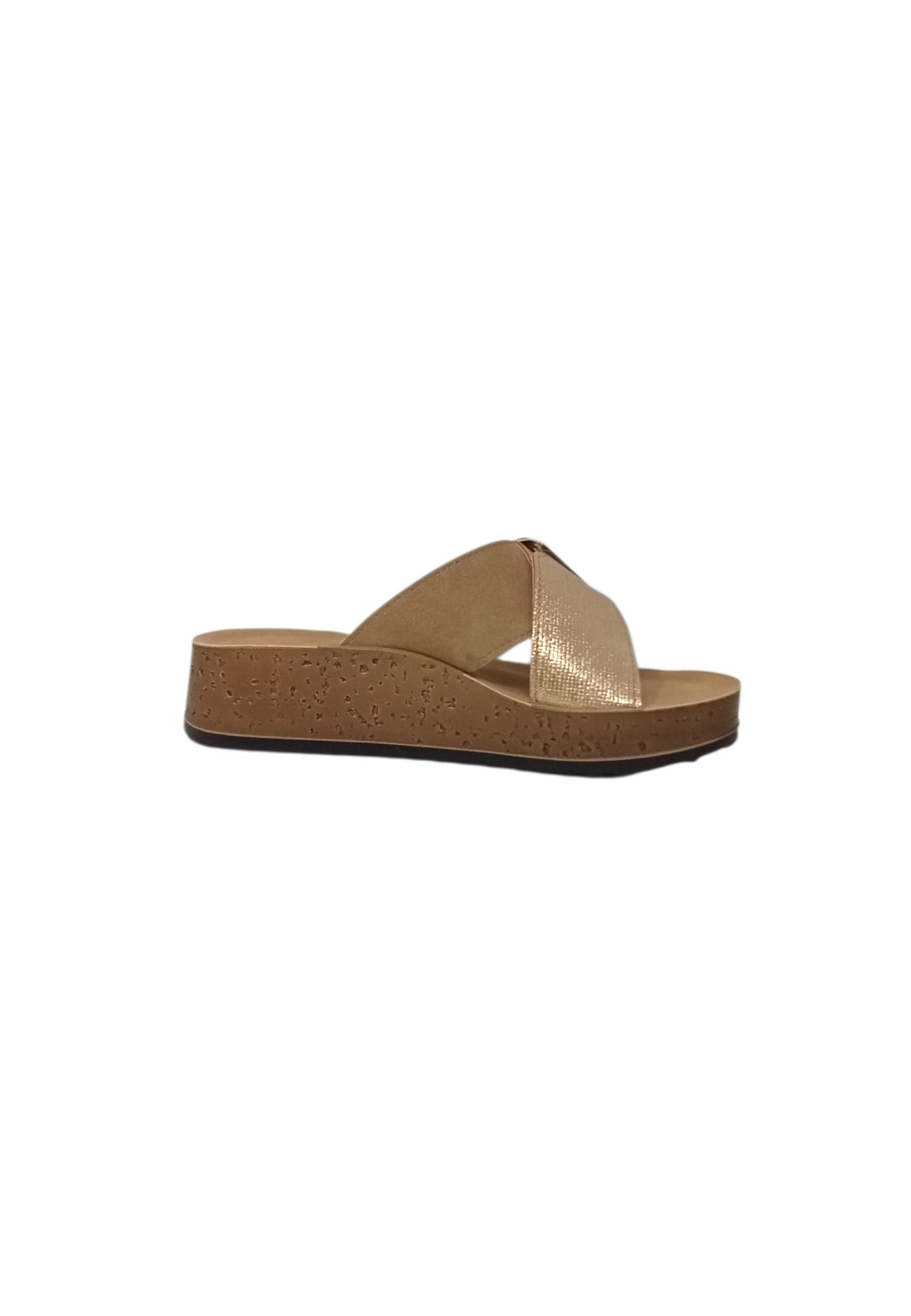 Ciabatta INBLU PK000046 PLATINO donna