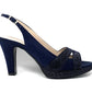 Sandalo col tacco JOEL 2094  SATIN BLU 20 IC NOTTE DONNA