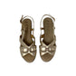 Sandali con zeppa REPO 84268-E5 PLATINO donna